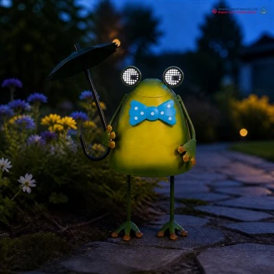 Solarbetriebenes Froschlicht