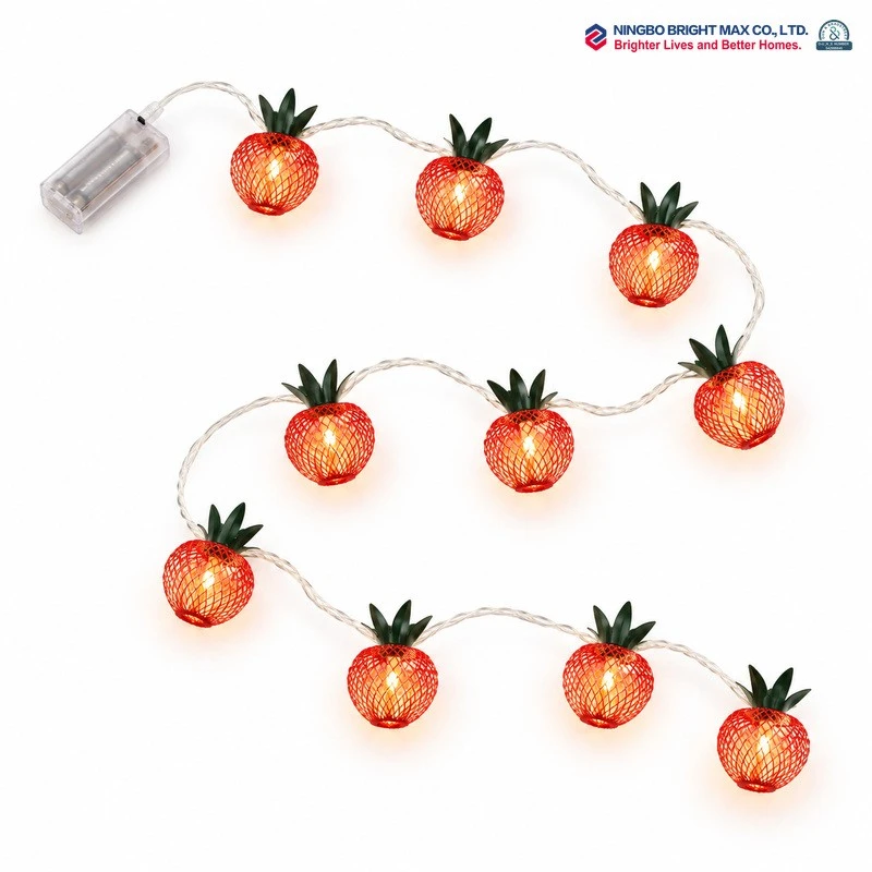 Metal Strawberry Fairy Lights